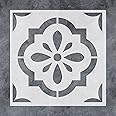 GSS Designs Reusable Tile Stencils 12x12Inch Template for Painting Floor Cement Wall Furniture Wood DIY Home Décor Art Craft