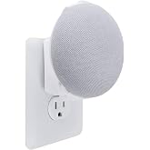 Mount Genie&reg; Premium Outlet Mount for Google Nest Mini 2nd Gen | White