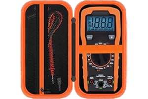 HESPLUS Hard Storage Case for Klein Tools MM400 / MM420 / MM325 / MM300 Digital Multimeter, Multimeter Box for Klein Tools 69149P Electrical Test Kit, Voltage Tester EVA Hard Carrying Bag (Case Only)