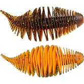 THKFISH Soft Swimbait 5/6 PCS or 15/18 PCS Soft Plastic Fishing Lures Bass Lures Swim Baits Lures for Bass Fishing Worms for Bass