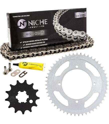 Amazon.com: NICHE Drive Sprocket Chain Combo for Kawasaki KX100