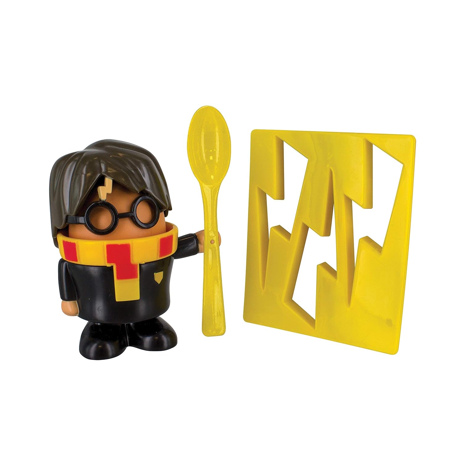 Harry Potter Egg Cup, Spoon & Toast Cutter Fun Novelty Breakfast Set