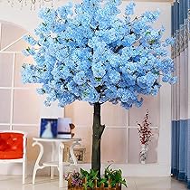 Amazon.com: NOBIFT Artificial Cherry Blossom Tree - Sky Blue