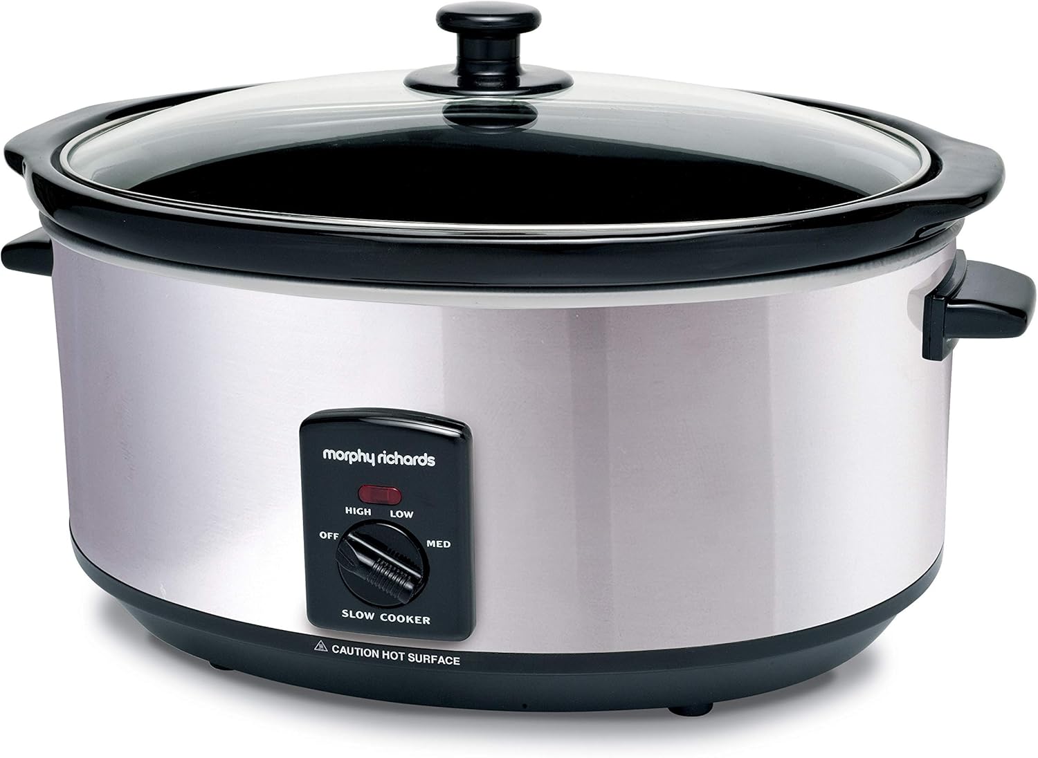 Morphy Richards Ovaler Slow Cooker Olla de cocción lenta, 6.5 litros