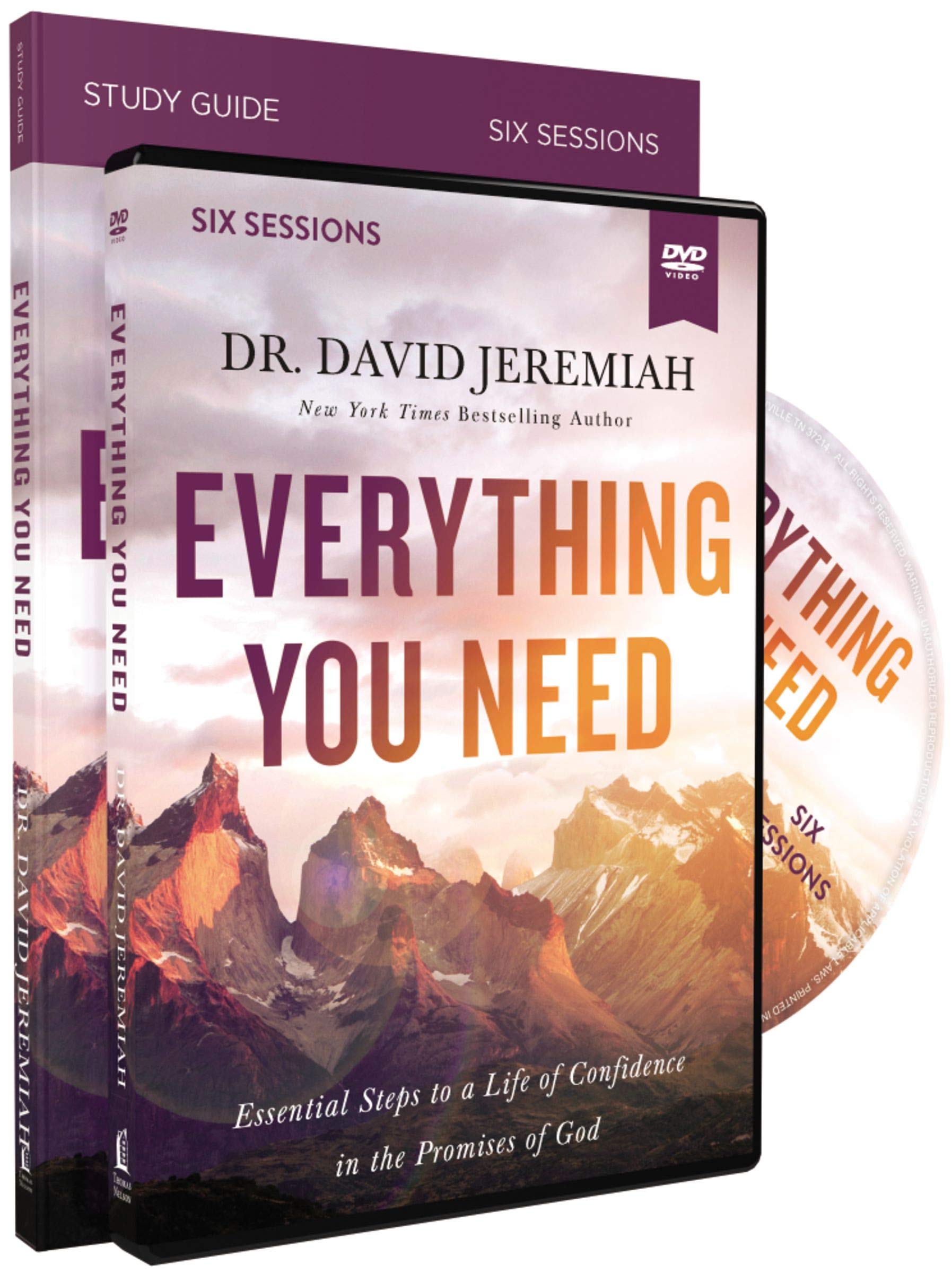 Everything You Need Study Guide With Dvd Essential Steps To A Life Of Confidence In The Promises Of God Jeremiah Dr David Books