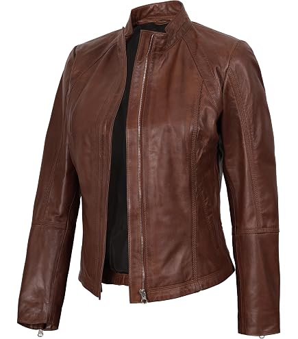 ジャケット・アウター Bow Retro Leather Jacket Bow Leather Jacket