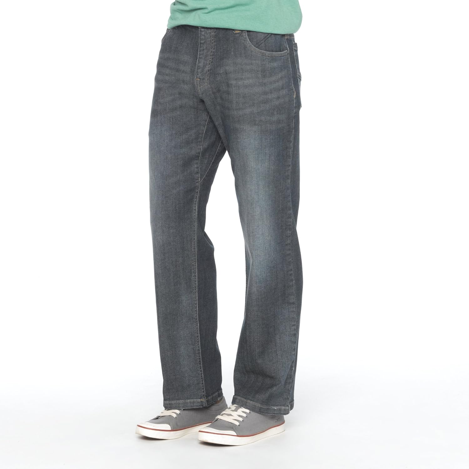 prAna Living Men's Axiom 34Inch Inseam Jean, 38, Indigo Tint Wash