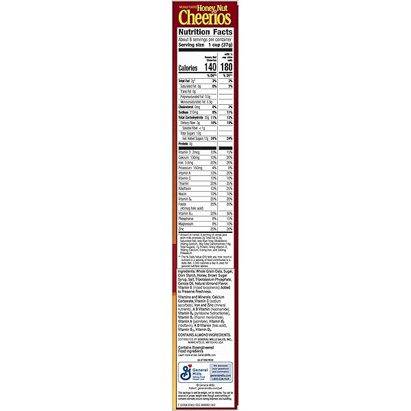 HONEY NUT CHEERIOS CEREAL, LIMITED EDITION HEART SHAPES, AFFIRMATIONS BOX, HEART HEALTHY, GLUTEN FREE, 10.8 OZ