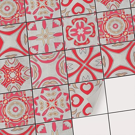 Creatisto Stickerfliesen Klebefliesen Fliesenfolie Fliesensticker I Klebefolie Selbstklebende Fliesen Aufkleber Folie Sticker Bad Deko I 15x15 Cm Muster Strawberry Cheese Tile 9 Stuck Amazon De Baumarkt