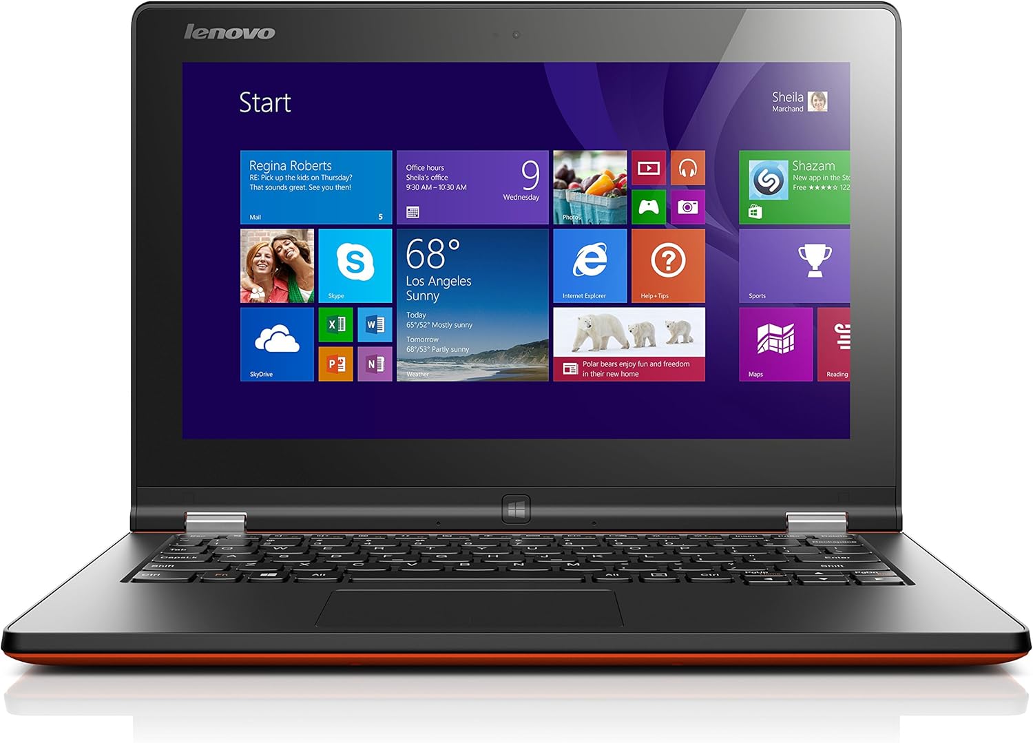 Lenovo YOGA 2 11.6inch Multimode Touchscreen Notebook (Orange