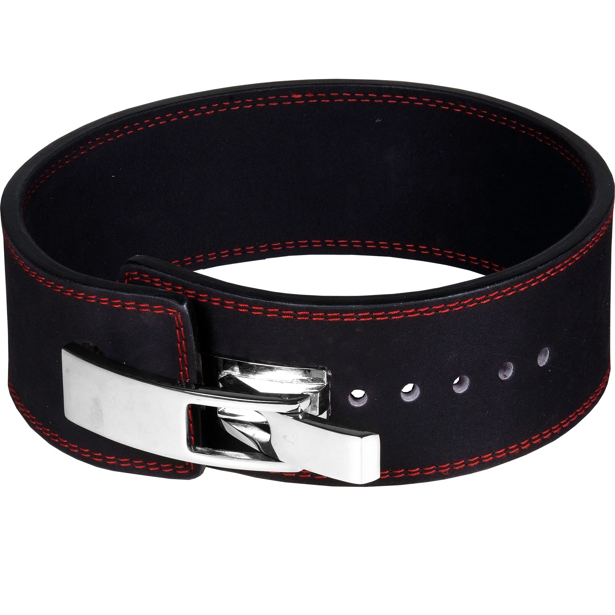 thumbnail image 2 of POZTEV Powerlifting Lever Belt 10mm - IPF Approved Weightlifting Belt For Squats & Deadlifts 2 of 14