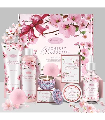 Amazon.com : Bath & Body Works Japanese Cherry Blossom 4 Piece