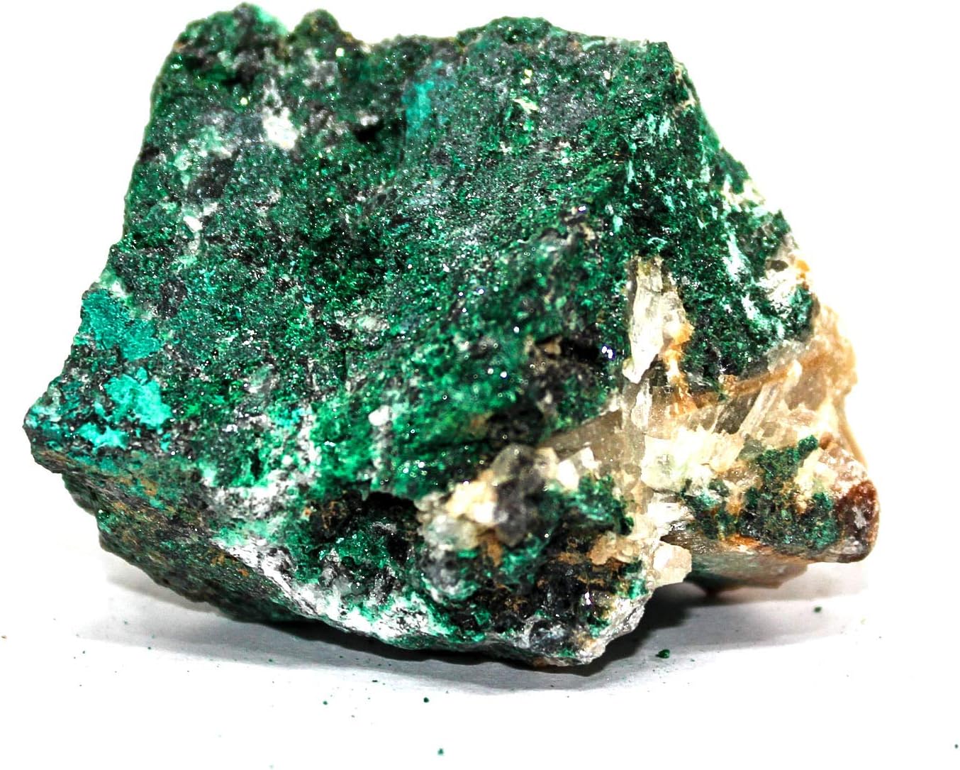 Talk To Crystals Brochantite from Morocco for Home vastu Crystal Healing (Green, wgt : 30-40 GMS, Size : 1-2 Inch, TTC_Rough 5)
