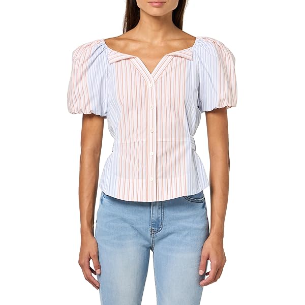 Derek Lam 10 Crosby Robertson Crop Flare Trouser Blue 2 at Amazon