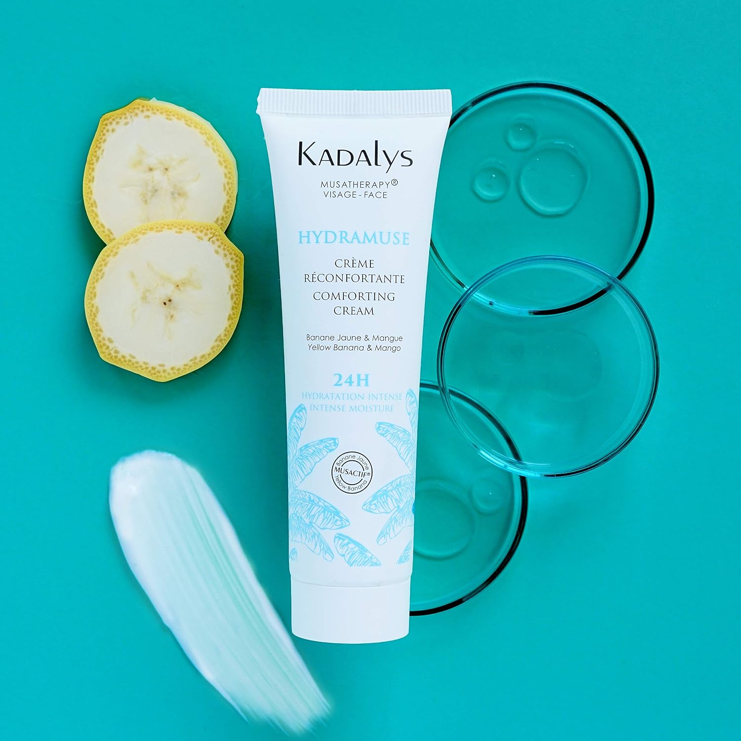 KADALYS Hydramuse - Comforting Cream Organic - Yellow Banana, 50 ml, White, 50 ml (Pack of 1) - Image 5