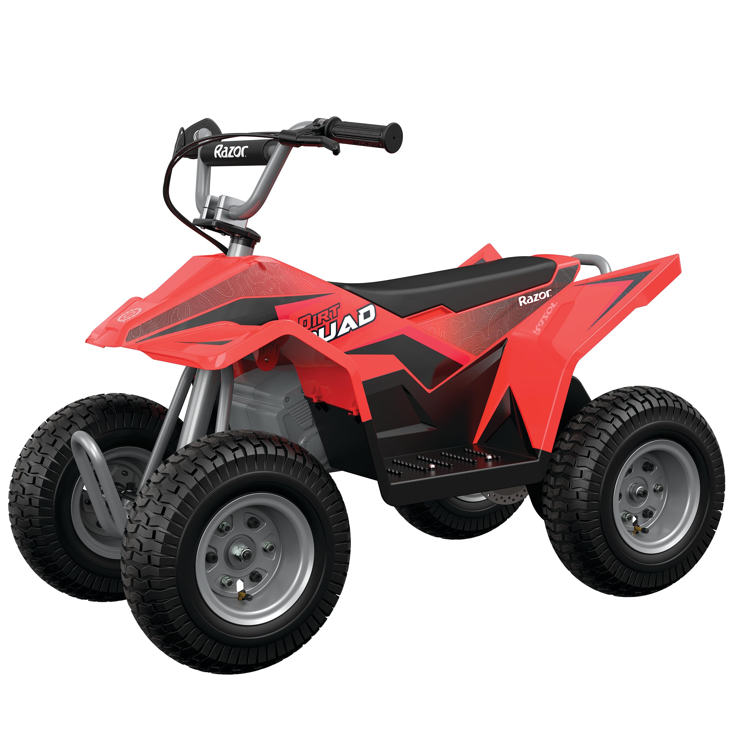 Razor Dirt Quad – 24V Electric 4-Wheeler Ride-On for Kids 8+, T wist ...
