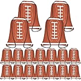 18 Pieces Football Drawstring Bags, Football Drawstring Backpacks Party Favors Cinchs Goodie Bags for Gym Party Favors Bags