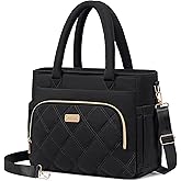 Artelaris Lunch Bag Women, Adult Insulated Lunch Box, Leakproof Lunch Cooler Bag, Reusable Large Lunch Cooler for Work, Picnic, Travel (Black)