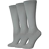 Amazon Essentials Women's Knee High Graduated Non-Medical Compression Socks