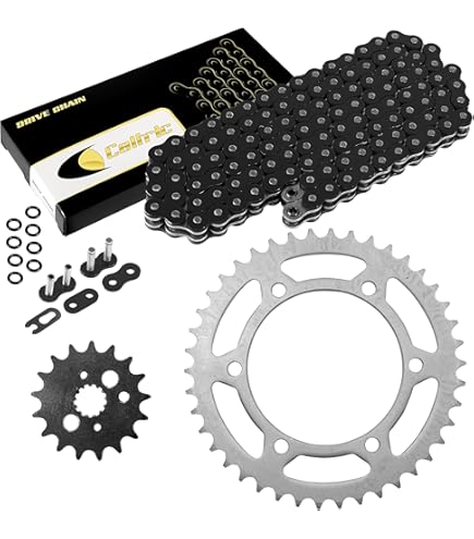 Amazon.com: Caltric O-Ring Blue Drive Chain & Sprockets Kit