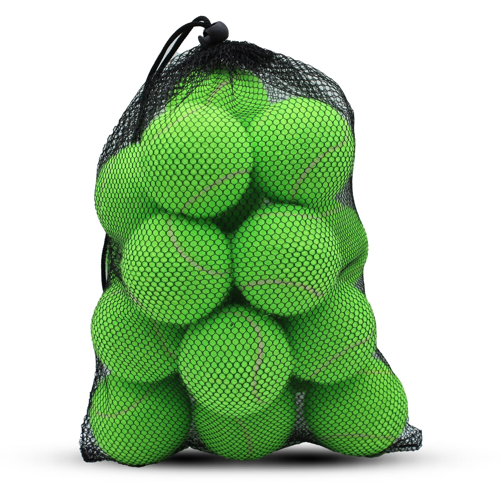 SHYUJAJIE Tennis Balls, 20 Pack Training Tennis Balls,High Elasticity Practice Tennis for Beginner, Exercise Playing Balls for Pet Dog (Light Green)