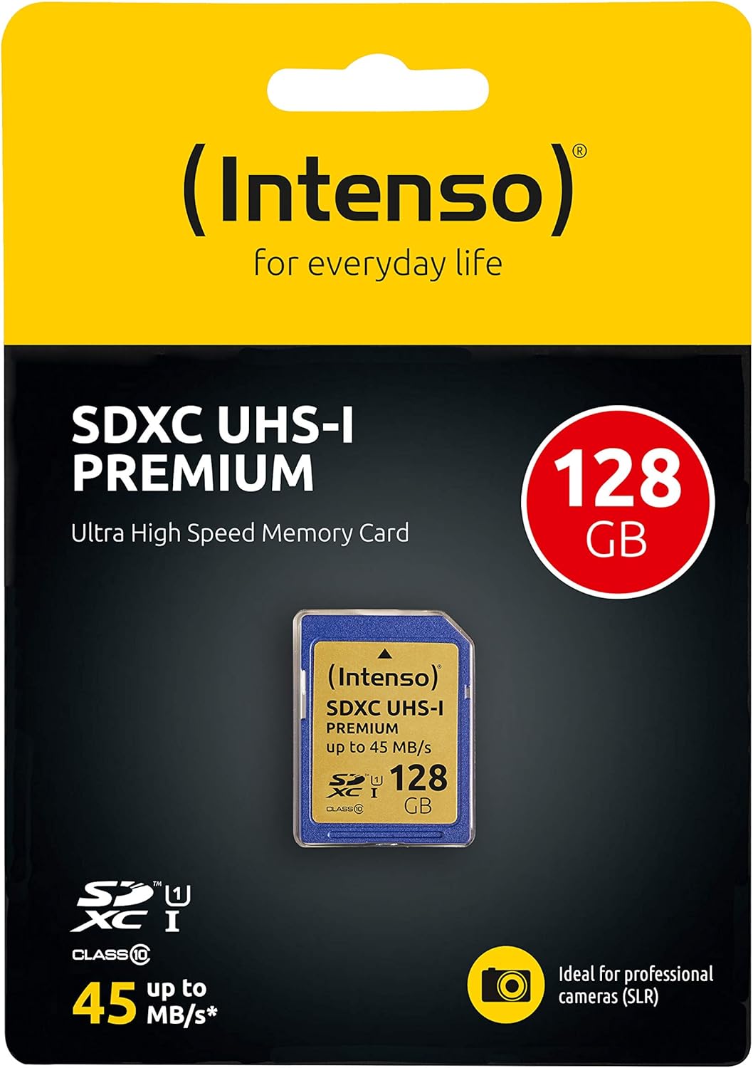 Intenso Premium SDXC Memory Card, Class 10 UHS-I, 128 GB, Blue - Image 3