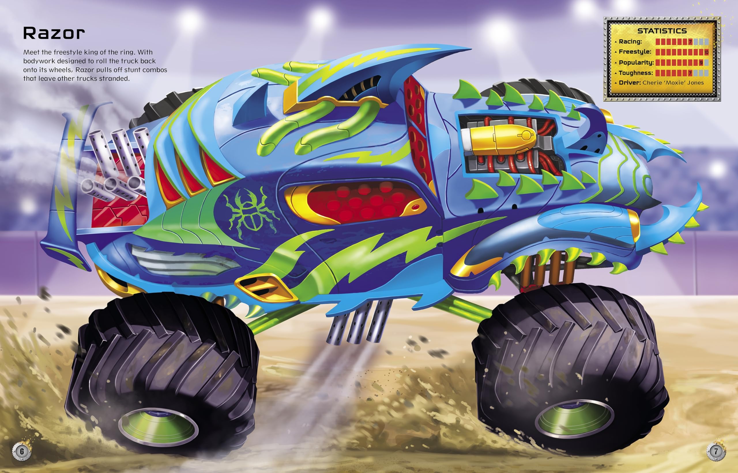 Build Your Own Monster Trucks Sticker Book (Build Your Own Sticker Book)