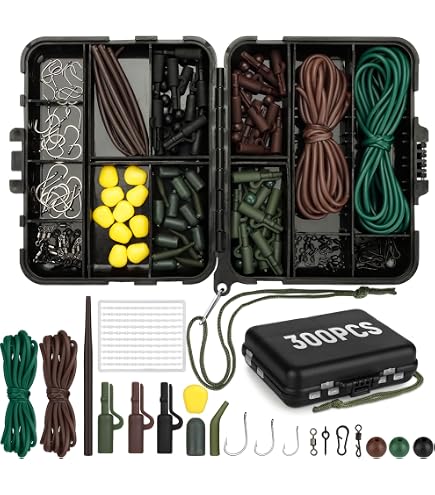 Kit Pêche Carpe Luroad 20 Hameçons - Avec Boilies Et Montages Prêts Pour Carp Fishing