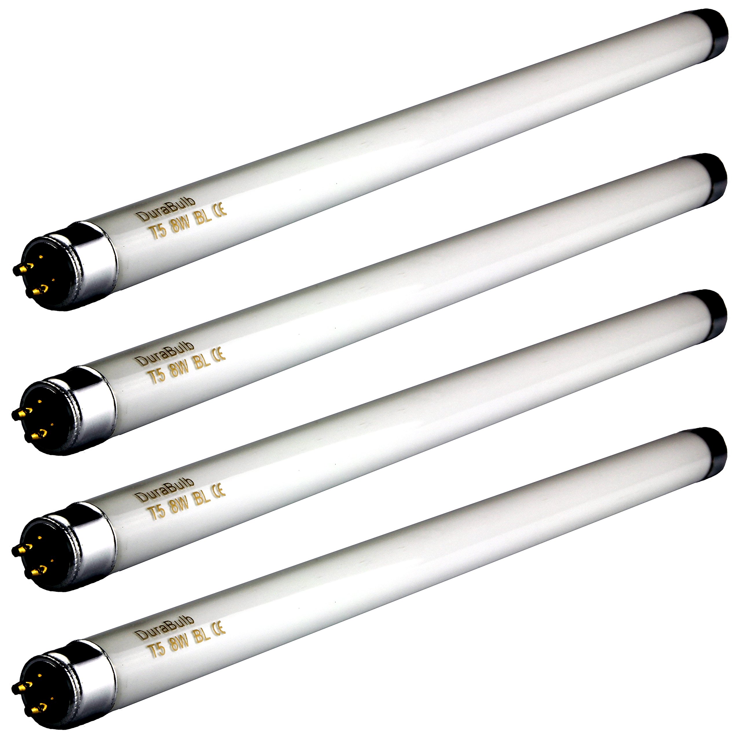 DuraBulb 4 x 8W Fly Killer Bulbs - T5 8 Watt UV Tubes for 16W Fly Killers/Insect Zappers