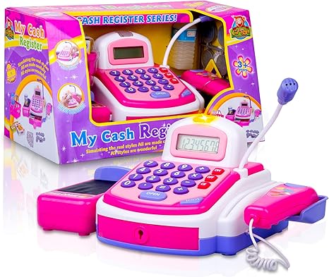 kids play cash register