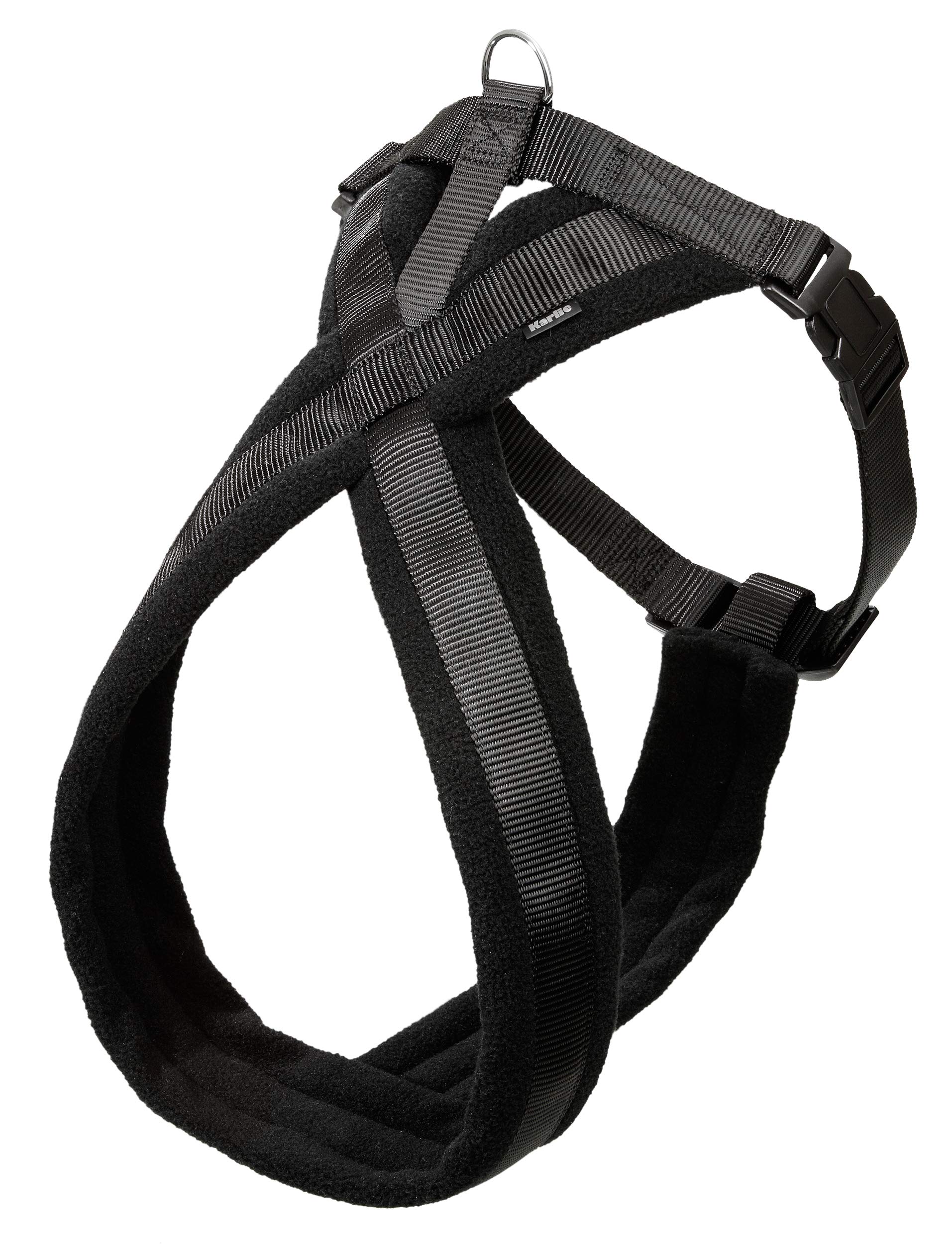 Dog Harness Cross Palos Black XXS 28cm 42-50cm 15mm