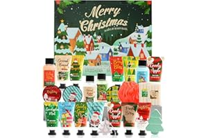 BODY & EARTH # LOVE Advent Calendar 2025 Women Christmas Hand Cream Gifts Sets, 24 Days Skincare Advent Calendar for Teen Girls Xmas Countdown Calendar, 24pcs Spa Gift Set Bubble Bath, Shower Gel, Body Lotion Scrub etcs