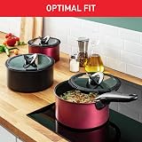 Tefal Ingenio L9931012 3 Piece Glass Lids 18-18-20 Black view 6