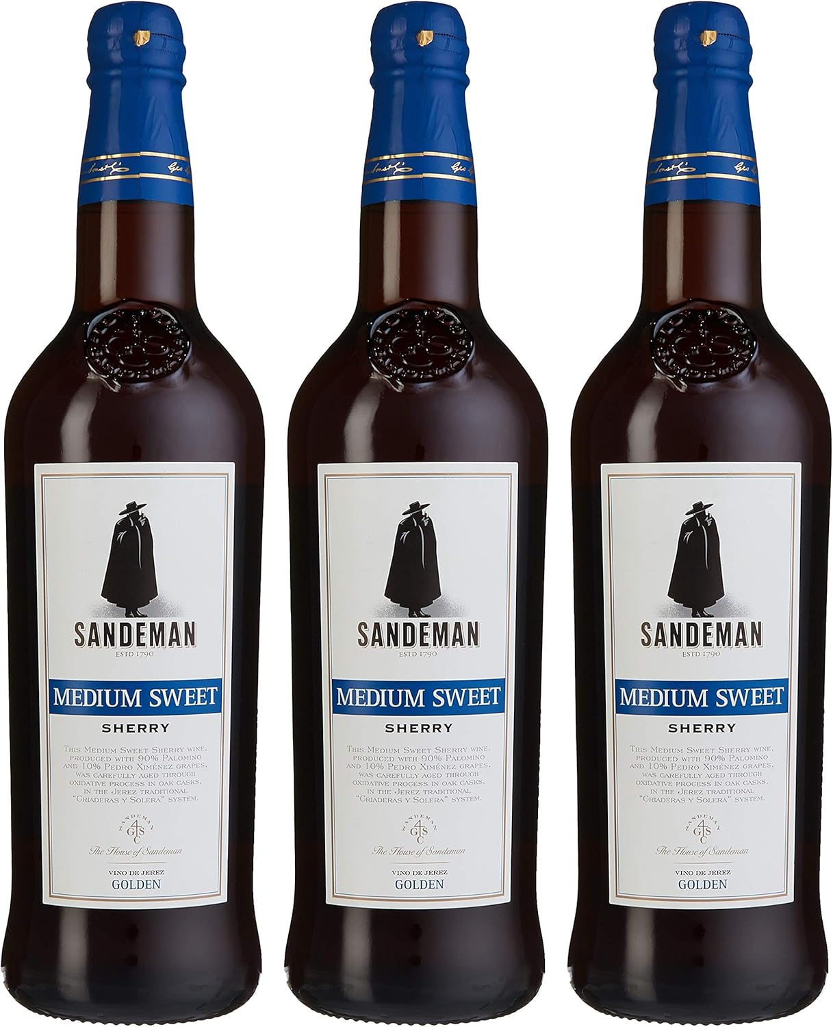 Sandeman Medium Sweet Sherry (3 x 0.75 l) Amazon.de Bier, Wein