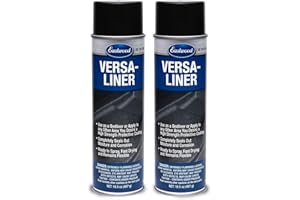 Eastwood Versa-Liner Matte Black Truck Bedliner Spray Paint Professional Grade Waterproofing and Metal Frame Protective Coating 16.5 Oz 2 Pack