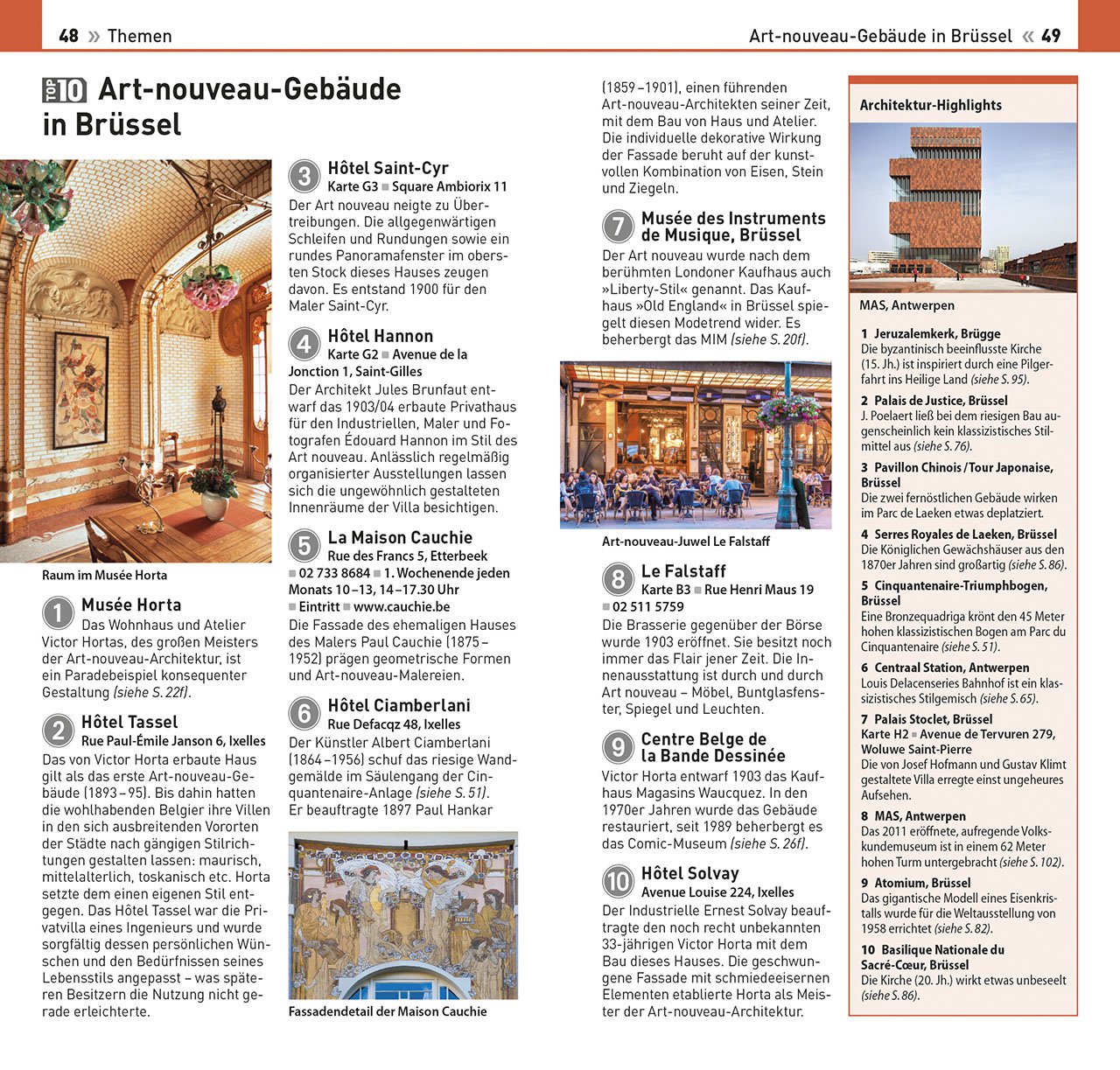 Top 10 Reisefuhrer Brussel Flandern Mit Extrakarte Und