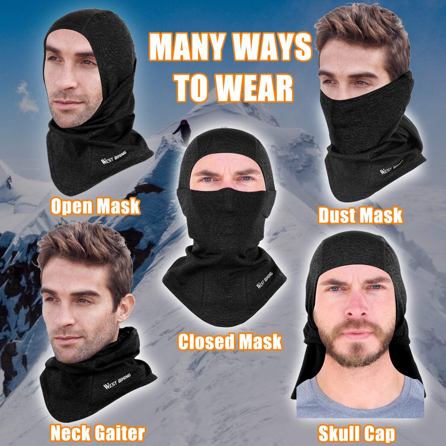 WESTGIRL Balaclava Winter Ski Mask - Image 3