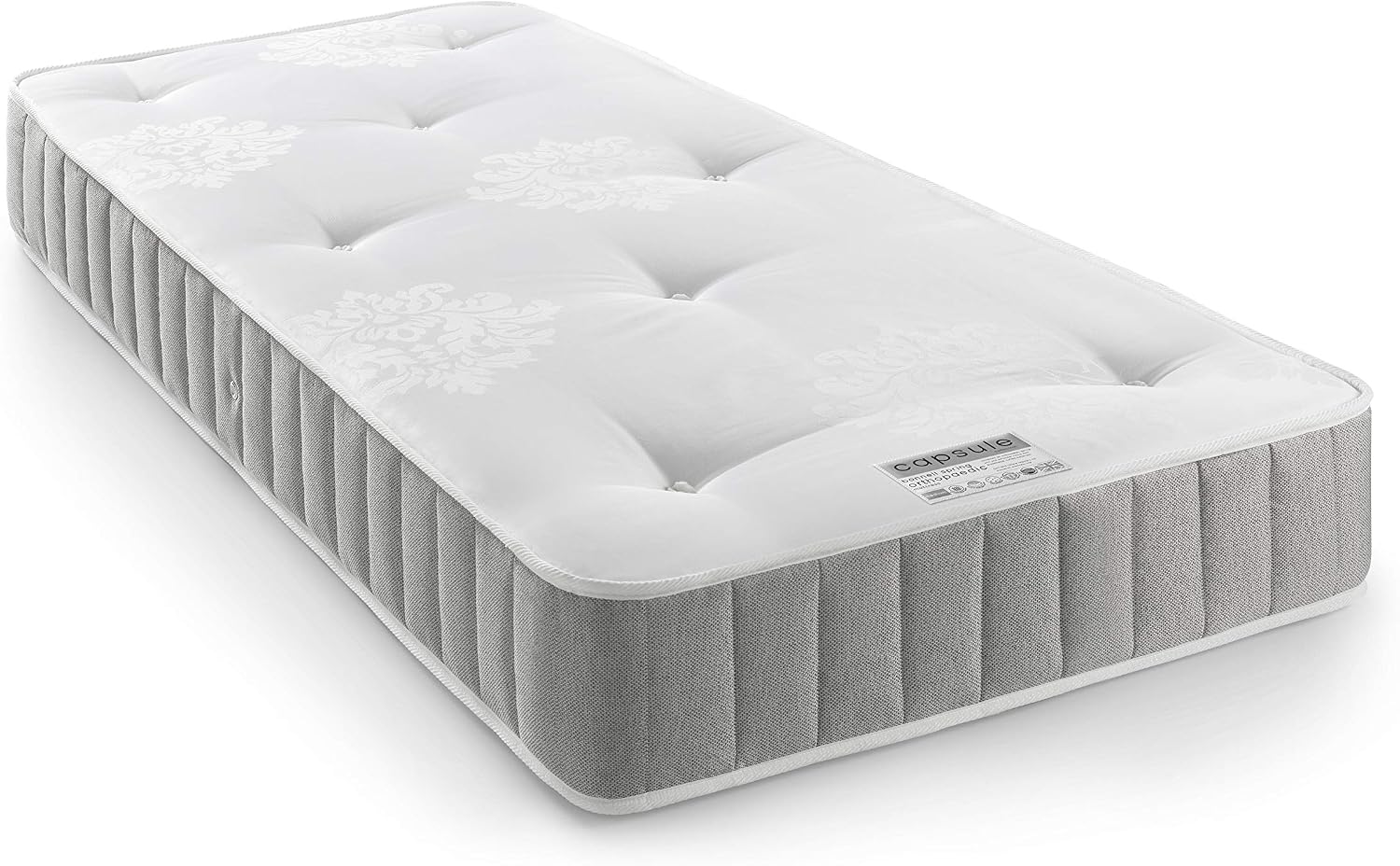 Julian Bowen Capsule Orthopaedic 90cm Single Mattress, Beige Or Cream - Image 3