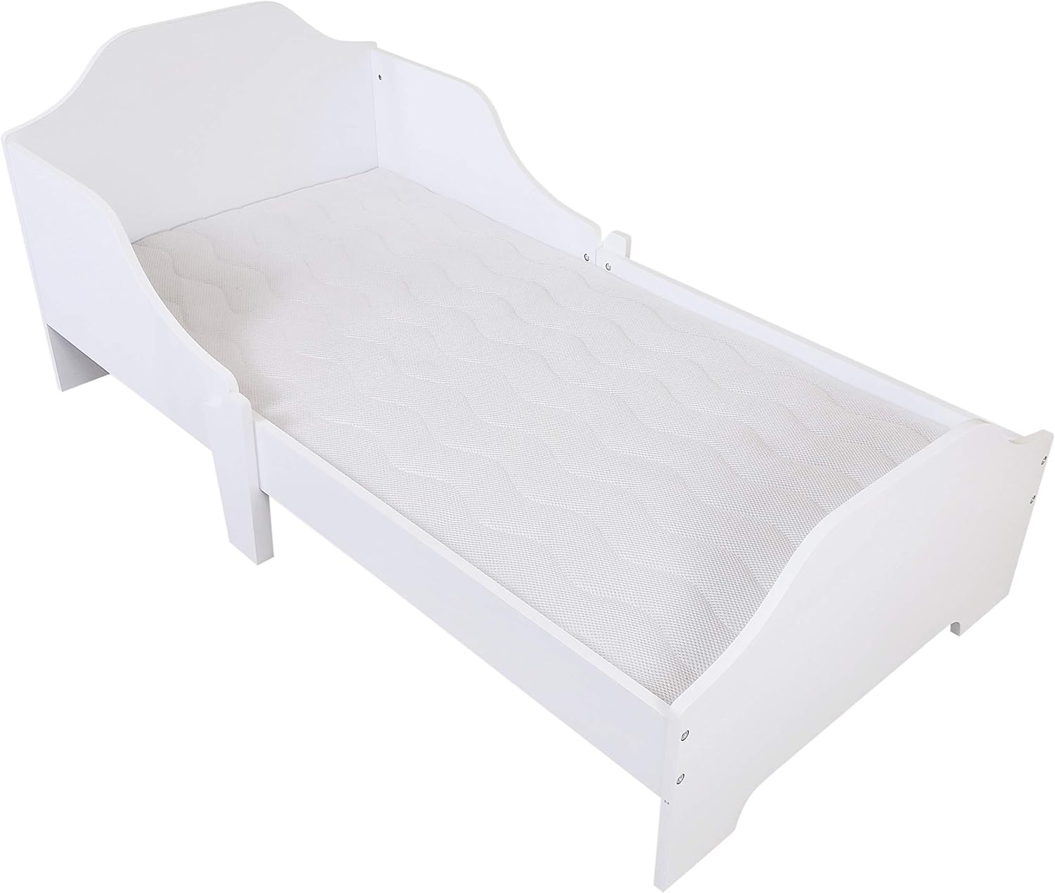 Kiddi Style Kids Childrens Childs Wooden Kids Junior Bed (White
