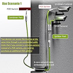 Ethernet Splitter, Waterproof PoE Combiner Splitter