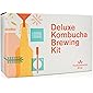 Deluxe Kombucha Brewing Kit - Six Swing Top Bottles, Stainless Steel Funnel, Custom Bottle Brush & Our Original Brewing…