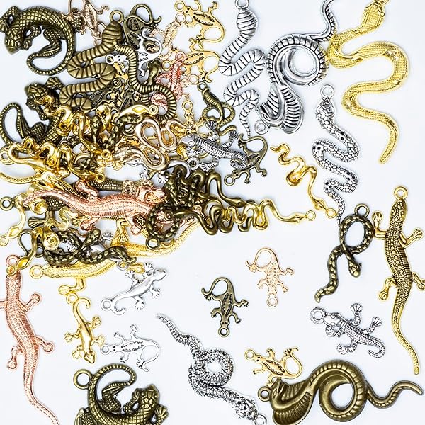 50pcs Mouse Charms For Jewelry Making - Antique Silver 24mm Pendant Charms