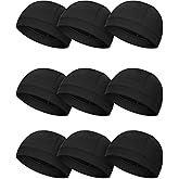 SATINIOR 9 Pcs Skull Caps Helmet Liner Beanie Mesh Under Helmet Cycling Motorcycle Hard Hat Sweat Liner for Men Women