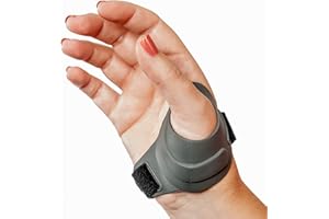 BASKO HEALTHCARE CMCcare Thumb Brace - Medical Grade Support for CMC Joint Pain Relief | Comfortable, Waterproof & Adjustable for Arthritis, Osteoarthritis, Tendonitis | Includes Cozy Liner & Extra Strap, Left-Medium