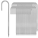 Homwin 12 inches Tent Stakes Heavy Duty