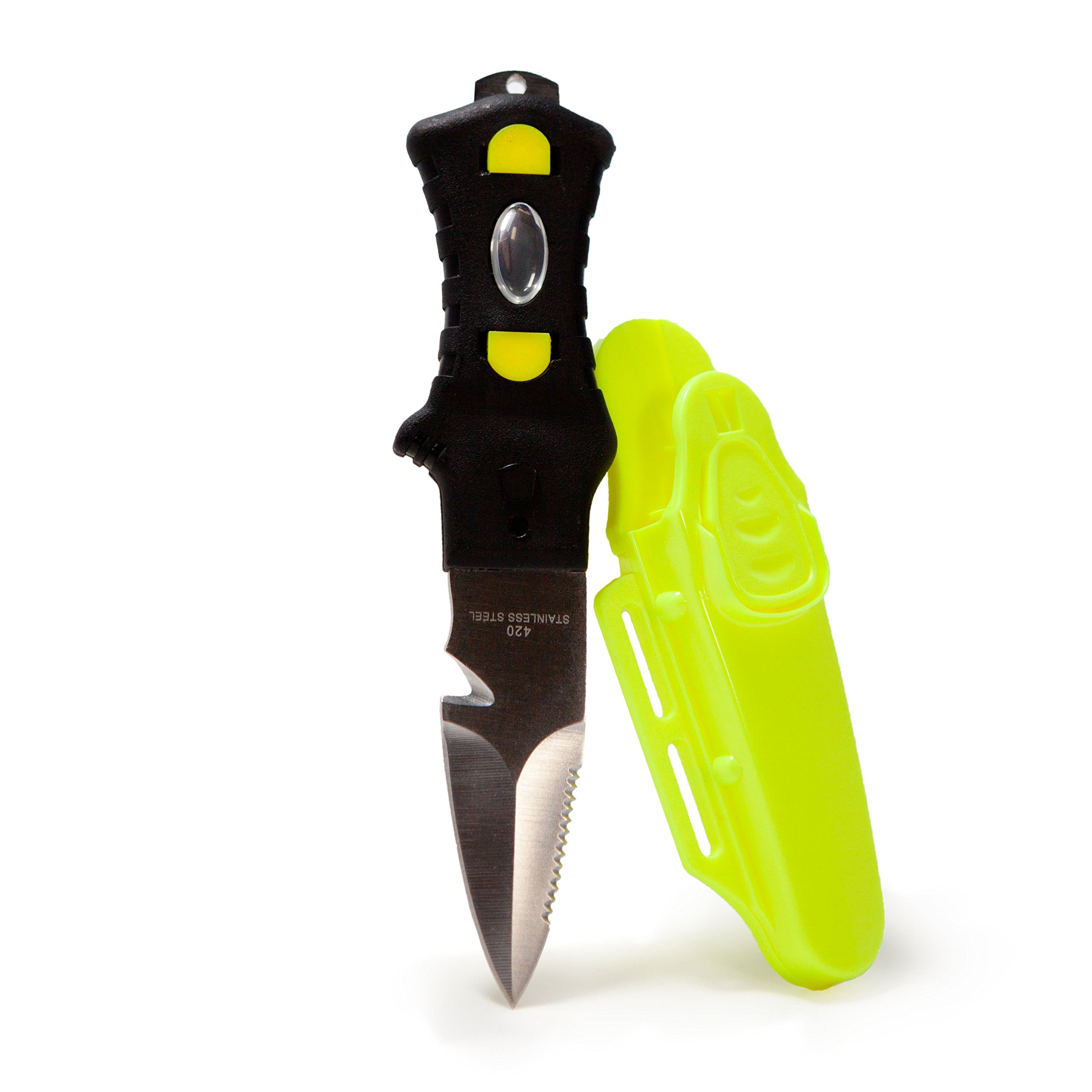 WetSports Dive Knife for Scuba Diving, Snorkeling and Water Sports with