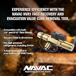 NAVAC NVR1 Valve Core Removal Tool - Fast Recovery