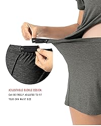 Rnxrbb 3 Piece Postpartum Nursing Pajamas Set