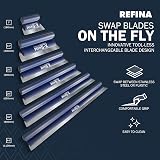 Refina X-Skim Skimming Blade 44” Interchangeable Blade Stainless Steel Grip view 4