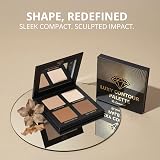 Lamora Contour Palette Makeup Powder 4 Matte Colors Vegan Cruelty Free Highlight view 2